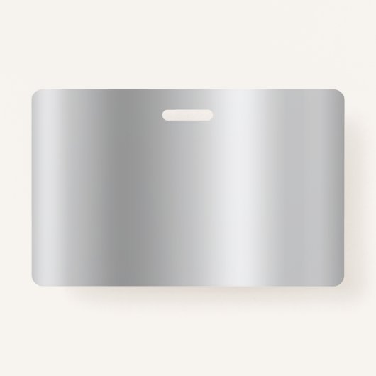 Pale Pink Glitter Drips Silver Shimmer Badge (Achterkant)