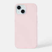 Pale pink iPhone 15 case (Achterkant)