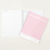 Pale Pink Minimalist Planner (Display)