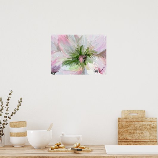 Pale pink poster (Keuken)