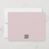 Pale Pink Rose Happy Birthday Greeting Card (Achterkant)