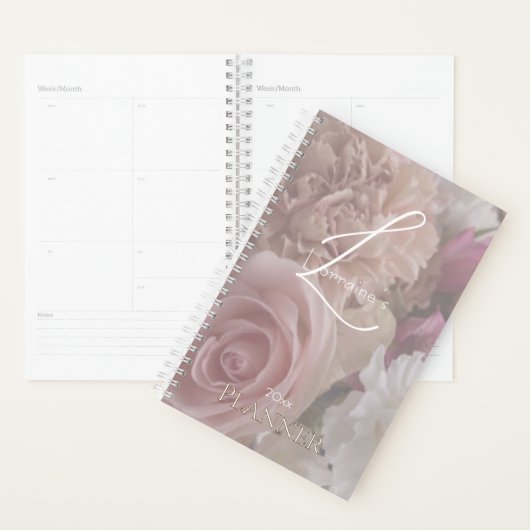 Pale Pink Rose Secret Gardens Planner (Display)