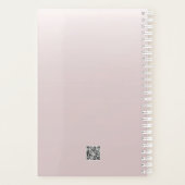 Pale Pink Rose Secret Gardens Planner (Achterkant)
