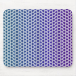 Pale Purple and Teal Hexagons Mouse Pad Muismat