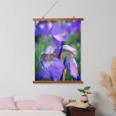 Pale Purple Blue Flag Iris Flower Hangend Wandkleed (Slaapkamer)