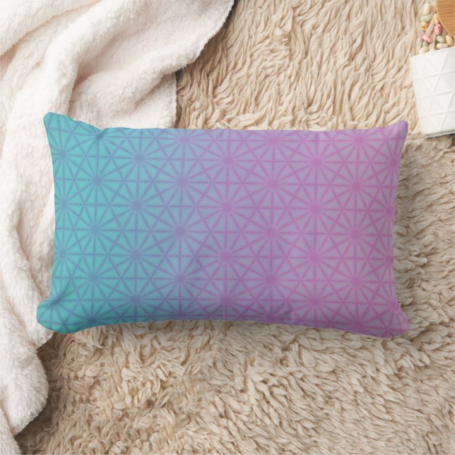 Pale purple gradient throw pillow kussen (Deken)