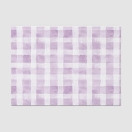 Pale Purple White Plaid Stripes  Tissuepapier