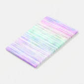 pale rainbow brush stroke stripes : post-it® notes (Schuin)