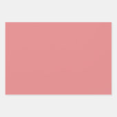 Pale Red Solid Color Inpakpapier Vel (Voorkant 2)