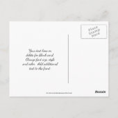 Pale Yellow Lily Flower Photography  Briefkaart (Achterkant)