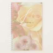 Pale Yellow Rose Secret Gardens Planner (Voorkant)