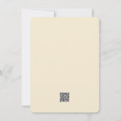 Pale Yellow Rose Thank You Card Bedankkaart (Achterkant)