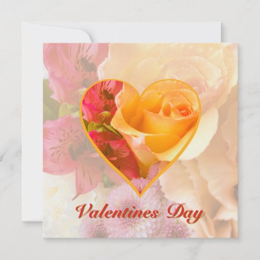 Pale Yellow Rose Valentine Card Kaart (Voorkant)