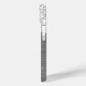 Pale Zilveren Glitterdruppels Glam Handtekening Case-Mate iPhone Case (Achterkant / Links)