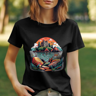 Paleis aan de rivier t-shirt