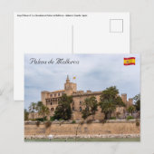 Paleis Almudaina in Palma de Mallorca Briefkaart (Voorkant / Achterkant)