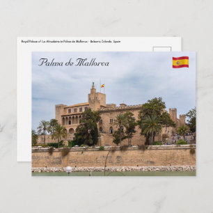 Paleis Almudaina in Palma de Mallorca Briefkaart