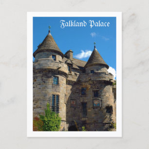 Paleis Falkland in Fife, Schotland Briefkaart