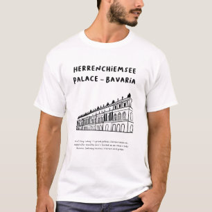 "Paleis Herrenchiemsee, Beieren" Minimalistische T-shirt