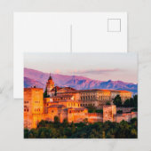 Paleis in de bergen briefkaart (Voorkant / Achterkant)