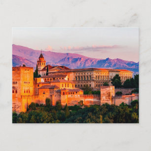 Paleis in de bergen briefkaart