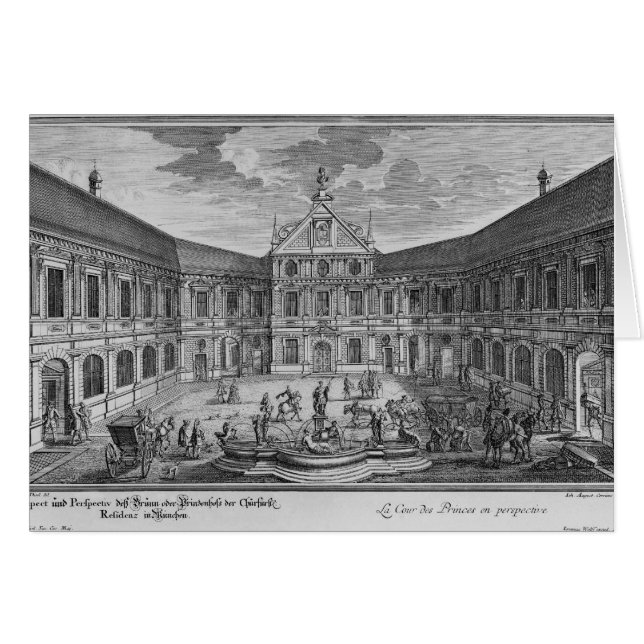 Paleis in München, Duitsland (Voorkant Horizontaal)