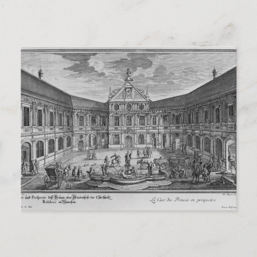 Paleis in München, Duitsland Briefkaart (Voorkant)