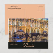 Paleis in Sint-Petersburg Rusland Briefkaart (Voorkant / Achterkant)