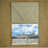 Paleis Madrid Spanje Briefkaart