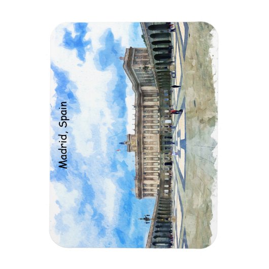 Paleis Madrid Spanje Magneet (Verticaal)