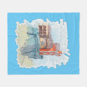 Paleis Pena in Sintra, Portugal Fleece Deken (Voorkant (Horizontaal))