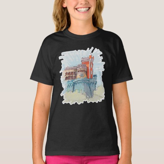 Paleis Pena in Sintra, Portugal T-shirt (Voorkant)