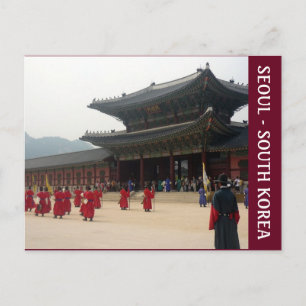 paleis seoul korea briefkaart