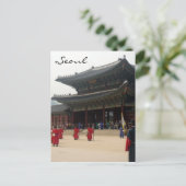 paleis seoul korea briefkaart (Staand voorkant)