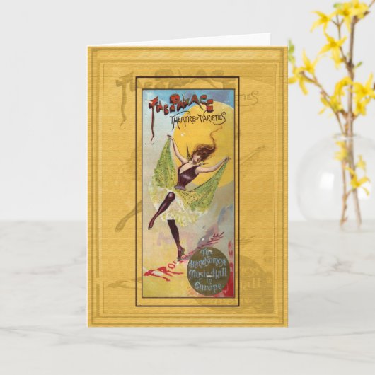 Paleis Theater van Variëteiten Kaart (Gele Bloem)