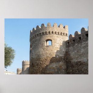 Paleis Toren Muur, Azerbeidzjan Poster