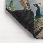 Paleis van Amsterdam met exotische vogels Muismat (Hoek)