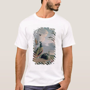Paleis van Amsterdam met exotische vogels T-shirt