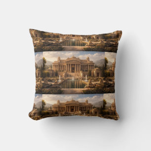 Paleis van Croesus – Oud Koninklijk Kussenontwerp Kussen
