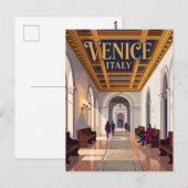 Paleis van de Doge Italië Briefkaart (Voorkant / Achterkant)
