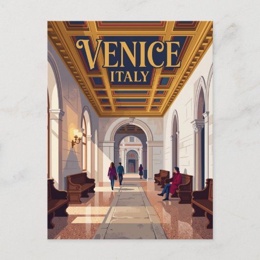 Paleis van de Doge Italië Briefkaart (Voorkant)