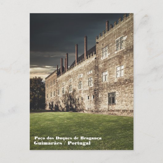 Paleis van de hertogen van Braganza Briefkaart (Voorkant)