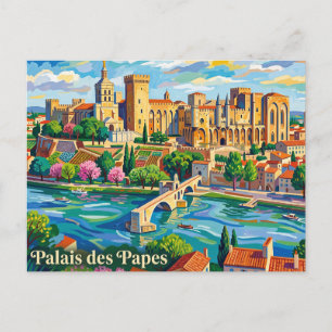 Paleis van de Pausen Frankrijk Briefkaart
