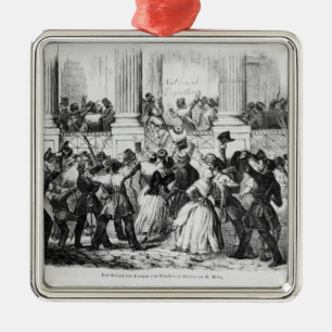 Paleis van de Princes Prussia in Berlijn Metalen Ornament