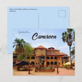 Paleis van de Sultan van Bamoun in Foumban Kameroe Briefkaart (Voorkant / Achterkant)