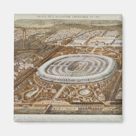 Paleis van de universele tentoonstelling magneet (Voorkant)