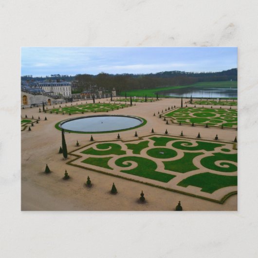Paleis van de Versailles Garden in de Île-de-Franc Briefkaart (Voorkant)