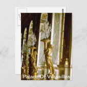 Paleis van de versailleshal van de spiegels van he briefkaart (Voorkant / Achterkant)
