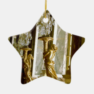 Paleis van de versailleshal van de spiegels van he keramisch ornament