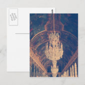 Paleis van de versailleshal van spiegels briefkaart (Voorkant / Achterkant)